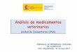 Análisis de medicamentos veterinarios - Aecosan - …€¦ · Centro Nacional de Alimentación Referencias del CNA (1) Grupo A : Sustancias con efecto anabolizante y sustancias no