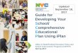 Guide for Developing Your School/ Comprehensive ... · The iPlan Portal closes for the rollover of 2016-17 information into the 2017-18 R/S/CEPs, English Language Learner (ELL) and
