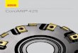 CoroMill® 425 - Sandvik Coromant · para separar la cuña del cartucho.-0.02 mm (0.0008”) +0.02 mm (0.0008”) 1 giro 1 giro 4. ... Afloje el tornillo de la plaquita en torno a