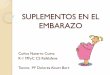 SUPLEMENTOS EN EL EMBARAZO - Docencia … · Medicamentos y embarazo: Actualización. Infac Vol 21.nº 7.2013  ... Velasco Lopez I. Yodoprofilaxis en el embarazo