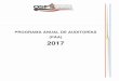 PROGRAMA ANUAL DE AUDITORIAS - … · (paa) 2017 . sigla ente fiscalizable total general programa anual de auditorÍa para la fiscalizacÓn de la cuenta pÚblica 2017 tÍtulo tipo
