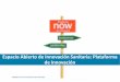 Espacio Abierto de Innovación Sanitaria: Plataforma de … · estudio de viabilidad, búsqueda de socios, búsqueda de financiación , preparación de propuestas plan de Implementación,