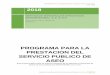 PROGRAMA PARA LA PRESTACION DEL SERVICIO … PARA... · programa para la prestacion del servicio publico de aseo 2018 - 2022 servicios integrales efectivos servintegral s.a. e.s.p