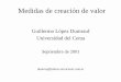 Guillermo López Dumrauf Universidad del Cemagl24/Slides/EVAUcema.pdf · cálculo a partir del impuesto total previsionado: ... rentabilidad y creación de valor • Inflación y