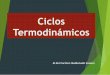Ciclos Termodinámicosdcb.fi-c.unam.mx/CoordinacionesAcademicas/FisicaQuimica... · Ciclos de generación de potencia mecánica Los ciclos de potencia de gas o dispositivos cíclicos