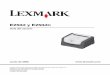 Lexmark E250 Guía del usuario - Diagramas dediagramas.diagramasde.com/otros/pdf_26016.pdf · 11 Explicación de las luces del panel de control Códigos primarios Lista/Ahorro de
