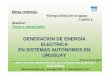 GENERACION DE ENERGÍA ELECTRICA EN … · 3 sector de generaciÓn autonoma de energia electrica (representado por: energía srl. & renovables s.a.) generacion de energÍa electrica