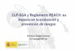 CLP-SGA y Reglamento REACH: su impacto en la · PDF fileCLP-SGA y Reglamento REACH: su impacto en la evaluación y prevención de riesgos ... un “informe de seguridad química”