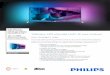 Téléviseur LED ultra-plat UHD 4K avec Android · Philips 7600 series Téléviseur ultra-plat UHD 4K avec Android™, avec Ambilight 3 côtés et Pixel Precise Ultra HD 121 cm (48")
