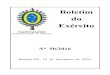 Boletim do Exército - cidex.eb.mil.br · BOLETIM DO EXÉRCITO Nº 50/2016 Brasília-DF, 16 de dezembro de 2016. ÍNDICE 1ª PARTE LEIS E DECRETOS DECRETO Nº 8.928, DE 9 DE DEZEMBRO