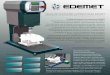 Celda de Flotación Automatizada EDEMETid30]3.pdf · La Celda de Flotación de Laboratorio EDEMET está diseñada para reducir al máximo los errores de reproducibilidad, producto