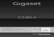 Gigaset C530 IPgse.gigaset.com/fileadmin/legacy-assets/CustomerCare/Manuals/C5x/C... · y secos a una temperatura comprendida entre +5 °C y +45 °C. ¤ Coloque la estación base