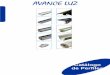 Catálogo de Perfiles - Avance Luz · Perfil P100 Ÿ Perfil de montaje de aluminio para cadenas modulares y cintas de hasta un ancho de 12mm. Ÿ Aluminio anodizado natural. Ÿ Sección