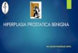 HIPERPLASIA PROSTATICA BENIGNA - COLEGIO DE …homeopatasveracruz.com/files/114_new.pdf · distinguir al menos los siguientes cinco tipos de hiperplasia prostática benigna: ... Detección
