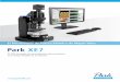 Park XE7 · El Microscopio de Fuerza ... muestra y punta de la sonda † Escaneo XY plano y ortogonal con bajo ... gama de modos de SPM (Microscopía de Barrido por 