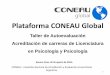 Plataforma CONEAU Global · Transcribir el compromiso textual de la Resolución CONEAU de acreditación. Evaluación del cumplimiento de los compromisos Guía de Autoevaluación 21