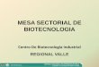 MESA SECTORIAL DE BIOTECNOLOGIA - SENAcomunica.sena.edu.co/sigc/docus/bio/Presentacion_Mesa_Biotecno... · La importancia de la Biotecnología en Colombia está ... 2014 en las Locomotoras
