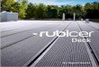 Deck - rubicer.pt · Este producto antideslizante fue concebido para su utilización en el exterior, pasillos, terrazas, balcones, jardines, paseos peatonales, 