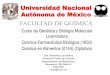 Universidad Nacional Autónoma de México · 2017-09-05 · melanogaster para el desarrollo de los conceptos de genes ligados y herencia ligada al sexo. X ... diferencias entre lo