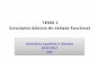 TEMA 1 Conceptos básicos de sintaxis funcional Parte 2vvazq/sintaxis/Tema_1/Tema 1_diap.pdf · compleja sin que se alteren las relaciones gramaticales ... Frase nominal DETERMINANTE,