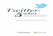 Un recorrido por la herramienta que se convirtió en plataforma · 4 Jack Dorsey, la mente que creó Twitter 6 Twitter: ... elegir tu nombre de usuario, conseguir más seguidores