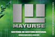 CONSTRUCCIONES Y RECUBRIMIENTOS INDUSTRIALES …mayurse.com.mx/intro/folleto.pdf · Somos una empresa 100% mexicana, dedicada a los servicios de construcción y mantenimiento del