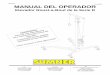 MANUAL DEL OPERADOR - sumner.com · Instrucciones de mantenimiento 12 Mantenimiento del malacate 12 Para reemplazar los cables 12 Mantenimiento general 12 Localización de fallas