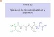 No Slide Titledrago.intecca.uned.es/download/d3d3LmludGVjY2EudW5lZC5lcw==_80250... · Zwitteriones • Los aminoácidos existen como iones dipolares. • -COOH pierde H +, -NH. 2