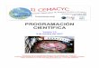 20171008 II CEMACYC Programacion científica Version 1.0ciaem-redumate.org/cemacyc/public/conferences/1/20171008_Programac... · mejores calidades y proyecciones de carácter internacional