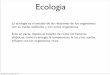 Ecologiazoologiageneral.com.ar/datos/TEORICOS/ecologia_comp.pdf · Los ecosistemas no son completamente cerrados, dependen de la energía del sol. Esta es ﬁjada por las plantas