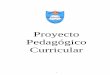 Proyecto Pedagógico Curricular -  · En este Proyecto Curricular están explicitados los fundamentos teórico-conceptuales, el enfoque pedagógico, orientaciones para el ejercicio