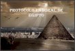 PROTOCOLO SOCIAL DE EGIPTO - ecotec.edu.ec · •Darle importancia a la tarjeta antes de guardarla. Tarjetas de visita •Pueblo: Los egipcios son un pueblo árabe de ... permanece