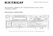 Model 380385 Insulation Tester - translate.extech.comtranslate.extech.com/instruments/resources/manuals/MG500_UM-es.pdf · Desconecte el probador de cualquier circuito externo al