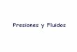 Presiones y Fluidos - Colegio Cooperativa Alcázar · Unidad de presión en el S.I es el Pascal ... Presión en Fluidos Principio fundamental de la hidrostática ... Relación lineal