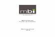 MBI Arbitrage Fondo de Inversión Memoria Anual 2010 · - 2 - Sexta Memoria Anual y Estados Financieros Ejercicio 2010 MBI Arbitrage Fondo de Inversión Administrado por MBI Administradora