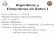 Algoritmos y Estructuras de Datos I - Universidad de Murciadis.um.es/~nmarin/presentacion-AEDI-15-16.pdf · Grafos ~8 Ejercicios de Maude (grupos de 2) -Examen preg. cortas -Práctica