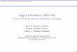 Lógica informática (2017 18) - Tema 10: Formas normales de ...mjoseh/cursos/li-17/temas/tema-10.pdf · PDTema10: FormasnormalesdeSkolemycláusulas Formasnormales Formanormalprenexa