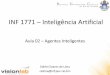 INF 1771 Inteligência Artificial - Edirlei Soares de Limaedirlei.3dgb.com.br/aulas/ia_2012_2/IA_Aula_02_Agentes_2012.pdf · Exemplo: O Mundo do Aspirador de Pó ... no estado atual