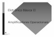 Eletrônica Básica II Amplificadores Operacionaiscbeb2020.org/Basica2/SlidesAmpOp.pdf · Os Terminais do Amp. Op. • Terminais do amp. op. 741: entradas, saída, alimentações,
