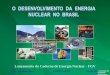 Desenvolvimento da Energia Nuclear - aben.com.br · apresentação fgv 27/04/2016 aquilino senra aplicaÇÕes da energia nuclear medicina indÚstria agricultura preservaÇÃo de alimentos