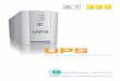 UPS - Unidades de Alimentação Ininterrupta | Indusmelec · Unidades de Alimentação Ininterrupta Uma UPS é um dispositivo que, quando em funcionamento correcto, ajuda a garantir