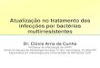 Atualização no tratamento das infecções por bactérias ... Encontro SBTMO - 2017/9... · Antibiótico empírico para neutropenia febril na realidade brasileira (HC-UFPR) Cefepima