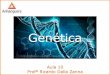 Genética · o Deslizamento das fibras dos centrômeros sobre as fibras do fuso acromático ... variabilidade genética. ... Slide 1 Author: Ricardo 