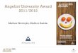 Angelini University Award 2011/2012 - uc.pt · em geral, seja para grupos de risco. ex: Cursos de cozinha para obesos, diabéticos, cardíacos, celíacos, insuficientes renais, etc