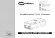 Trailblazer 325 Diesel - Miller · de corrente contínua para eletrodo revestido ou 3) uma máquina de soldagem de corrente alternada com redução da tensão em vazio. De forma geral,