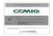 Caderno 6 - CEMIG 03 - Técnico de Projetos e Obras Civis I · serão consideradas desenergizadas as instalações elétricas liberadas para traba-lho, mediante os procedimentos apropriados,