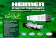 Grupos Geradores - heimer.com.brheimer.com.br/v4/br/assets/catalogo_gas_2014.pdf · Qualidade D E S D E Produzindo Benefícios do gerador a gás Baixo índice de emissão de poluentes