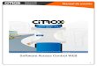 Software Access Control WEB - download.citrox.com.brdownload.citrox.com.br/site/manuais/ca/Manual_CX-77XX_Software... · soware Citrox que se comunique com as controladoras. ... 6