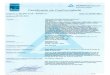 - R13.pdf · Esquema 5 de certificação de produto conforme ISO/IEC Guia 67 com avaliação por ensaio de tipo e auditoria de fábrica iniciais e avaliação de acompanhamento a