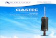 GASTEC - Nakayama · A seguir, insira o tubo ... (disco branco indica quando o volume prescrito ... contra geração de gases nocivos no controle de poluição e higiene